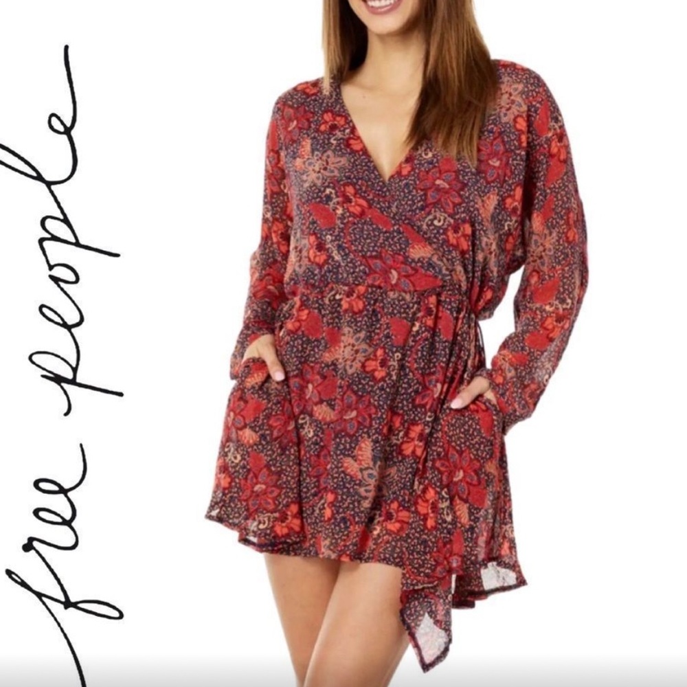 Free People Teegan Mini Floral Women's Dress